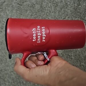 Teach, inspire, repeat mug